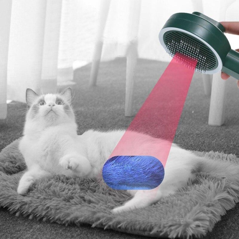 Dog Brush UV Sterilization Pet Hair Remover Insect Removal Cat Brush